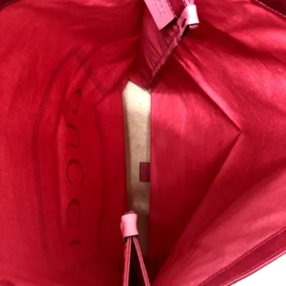 Gucci Vintage Pre-owned Canvas gucci-bags Pink Dames