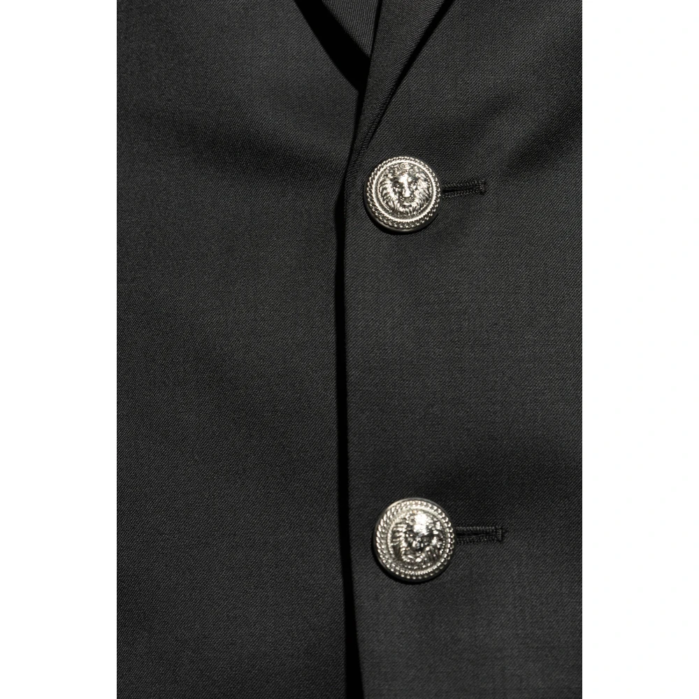 Balmain Wollen blazer Black Heren