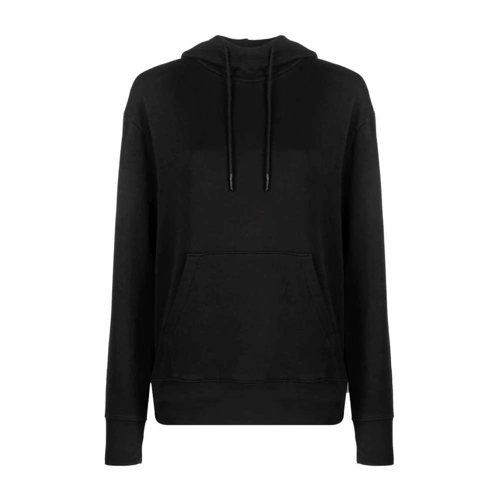 Vince Zwarte Casual Katoenen Hoodie Black Dames