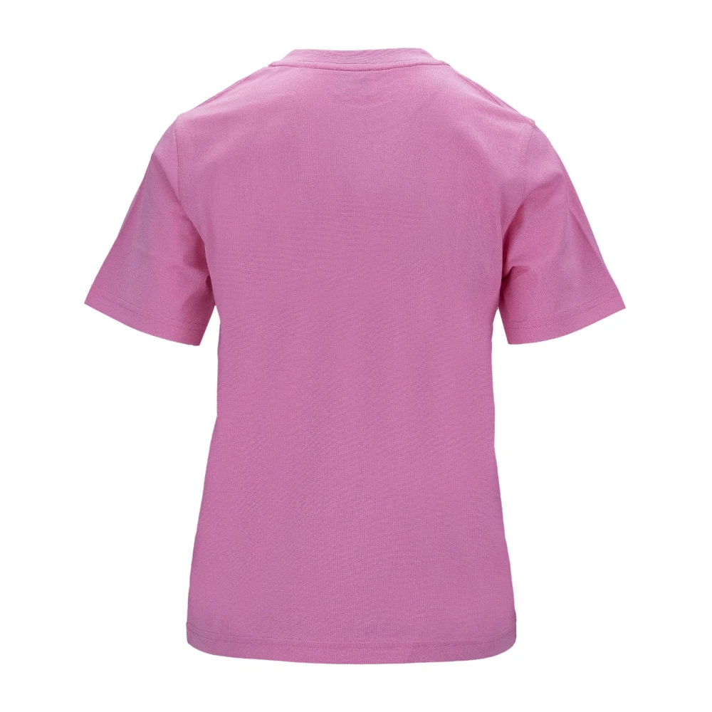 Burberry Stijlvolle Dames Slip-On T-Shirt Pink Dames