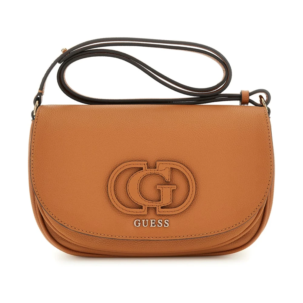 Guess Women's Brown Silvye Bucket Handbag Cognac - Cross Body Bags - One Size - Bags