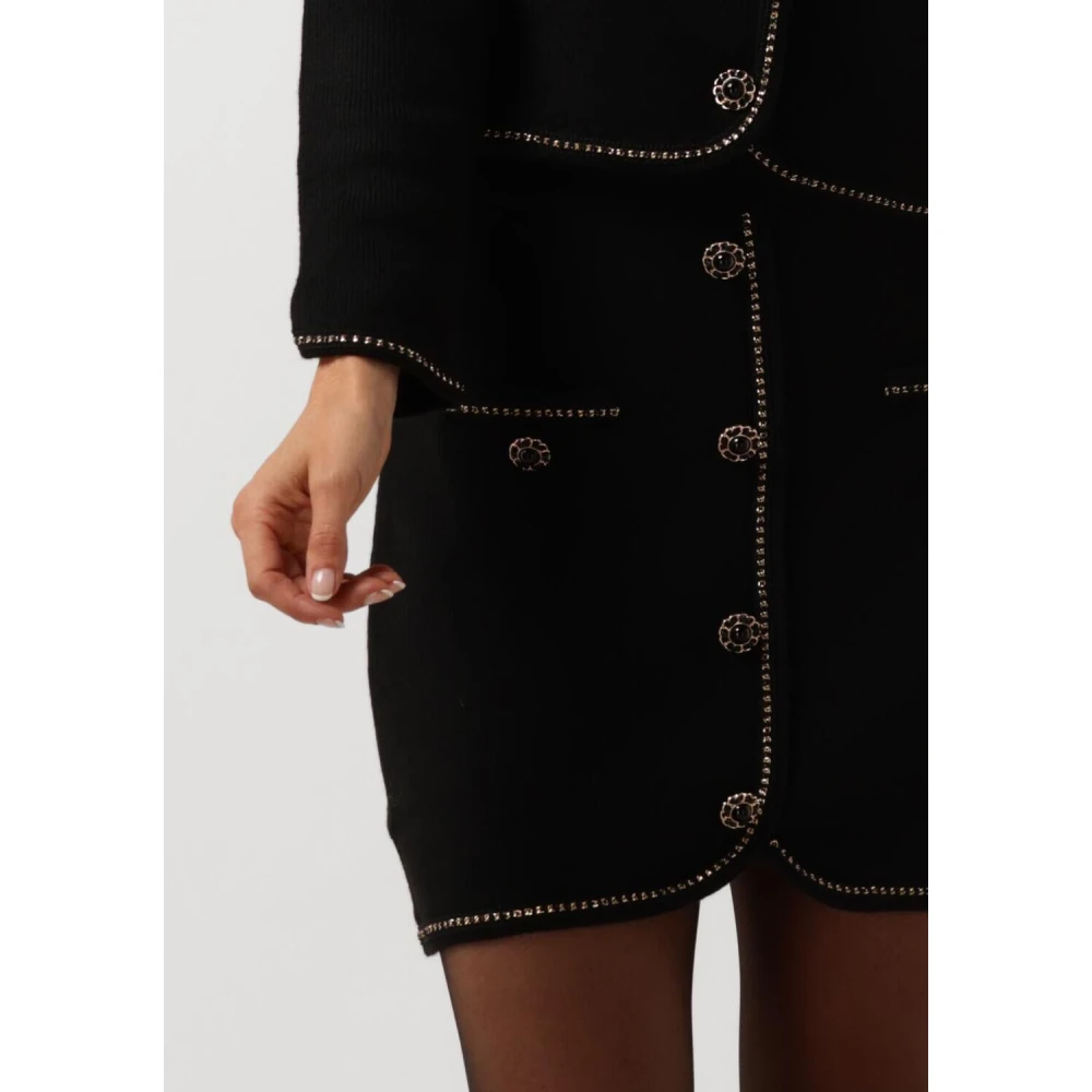 Suncoo Zwarte Minirok Fanila Black Dames