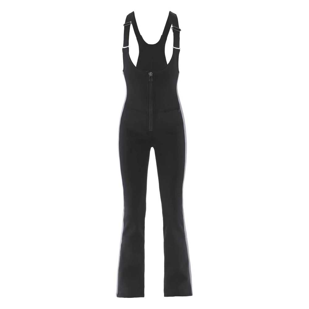 Roberta Tonini Zwarte Jumpsuit met Rosy Details Black Dames