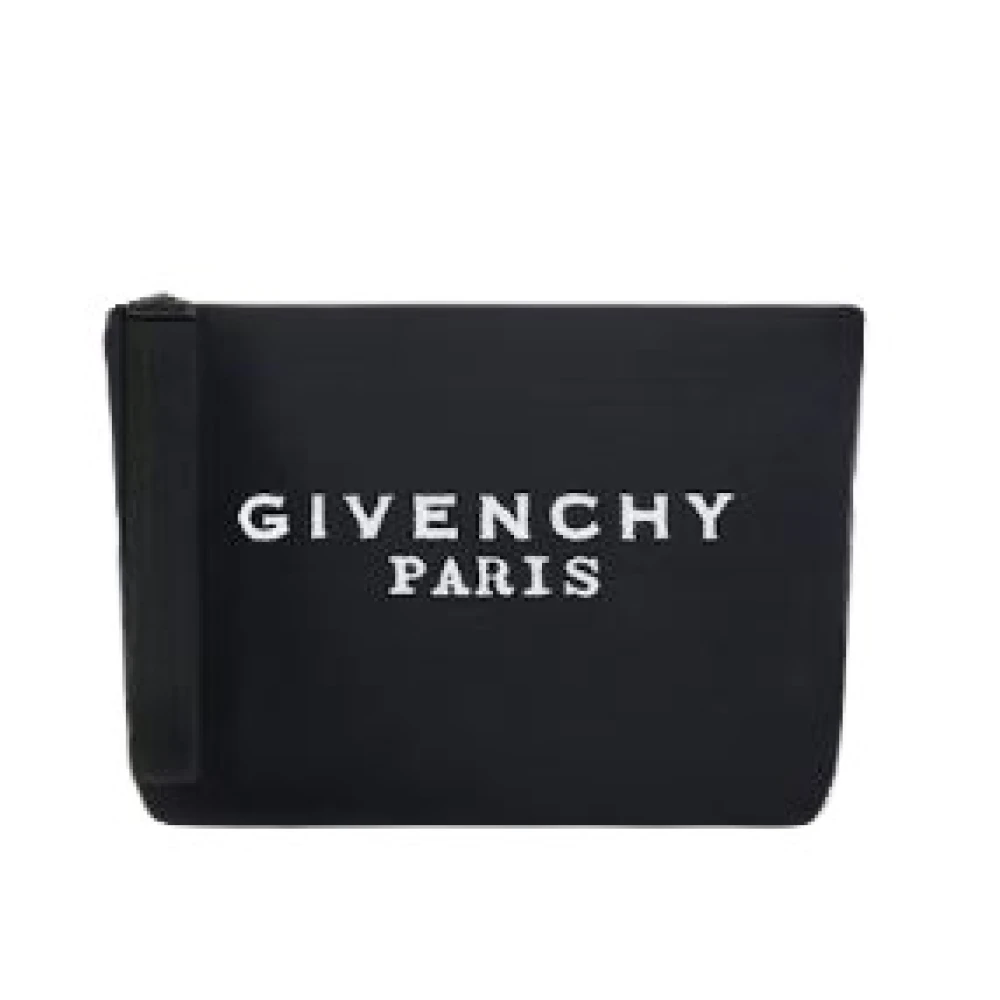 Givenchy Women's Black Clutches, One Size, Pouch In Canvas
