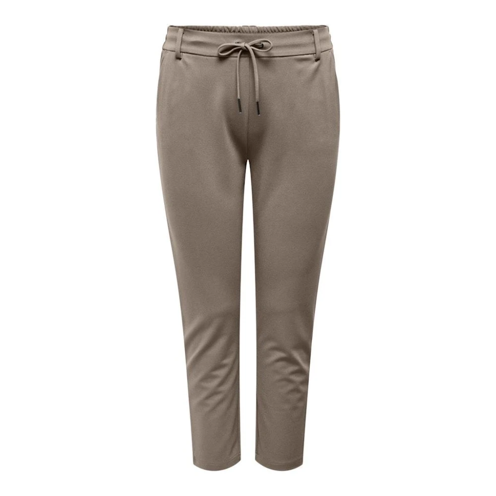Only Carmakoma Klassieke Walnoot Broek Brown Dames