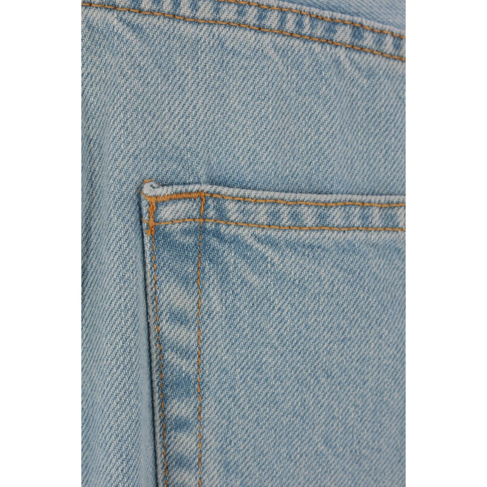 Haikure Wide Leg Jeans Blue Dames