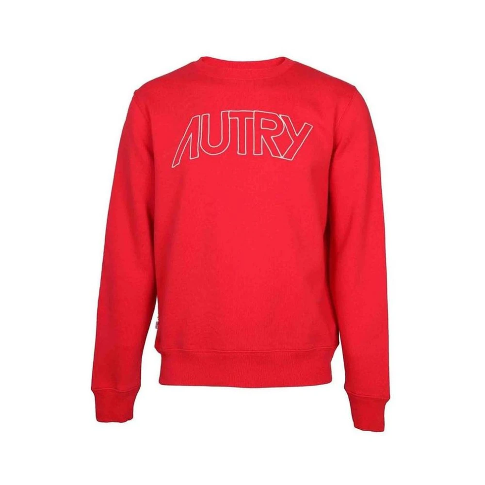 Autry Men's Red Sweatshirts, S, Cotton Sweatshirt