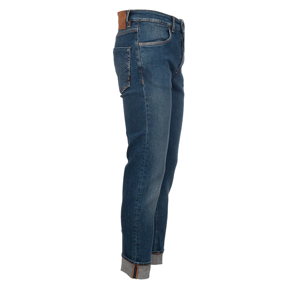 Siviglia Katoenen Marotta Broek 5 Zakken Regular Fit Blue Heren