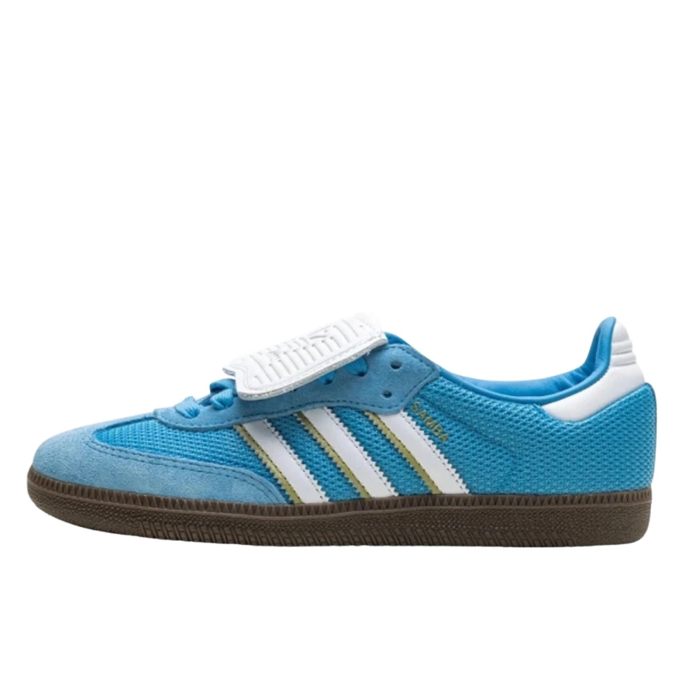 Adidas, Fitness , Heren, Blauw, 37 1/3 EU, Leer, Samba LT Sneaker