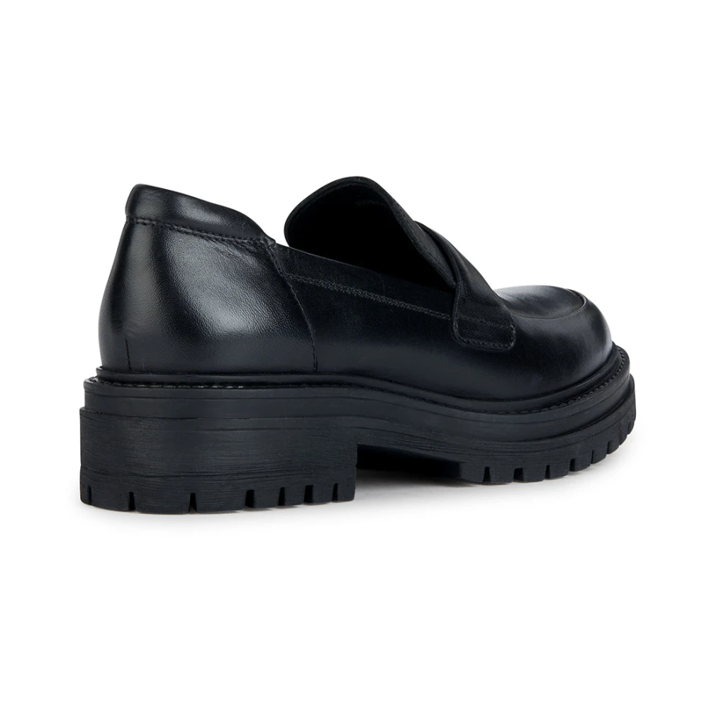 Geox Ademende Loafer met Stadsuitstraling Black Dames