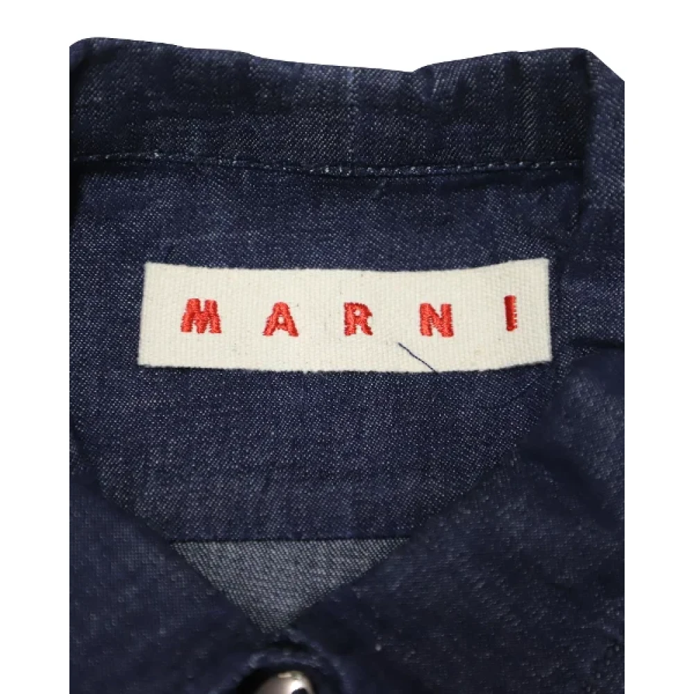 Marni Pre-owned Cotton dresses Blue Dames