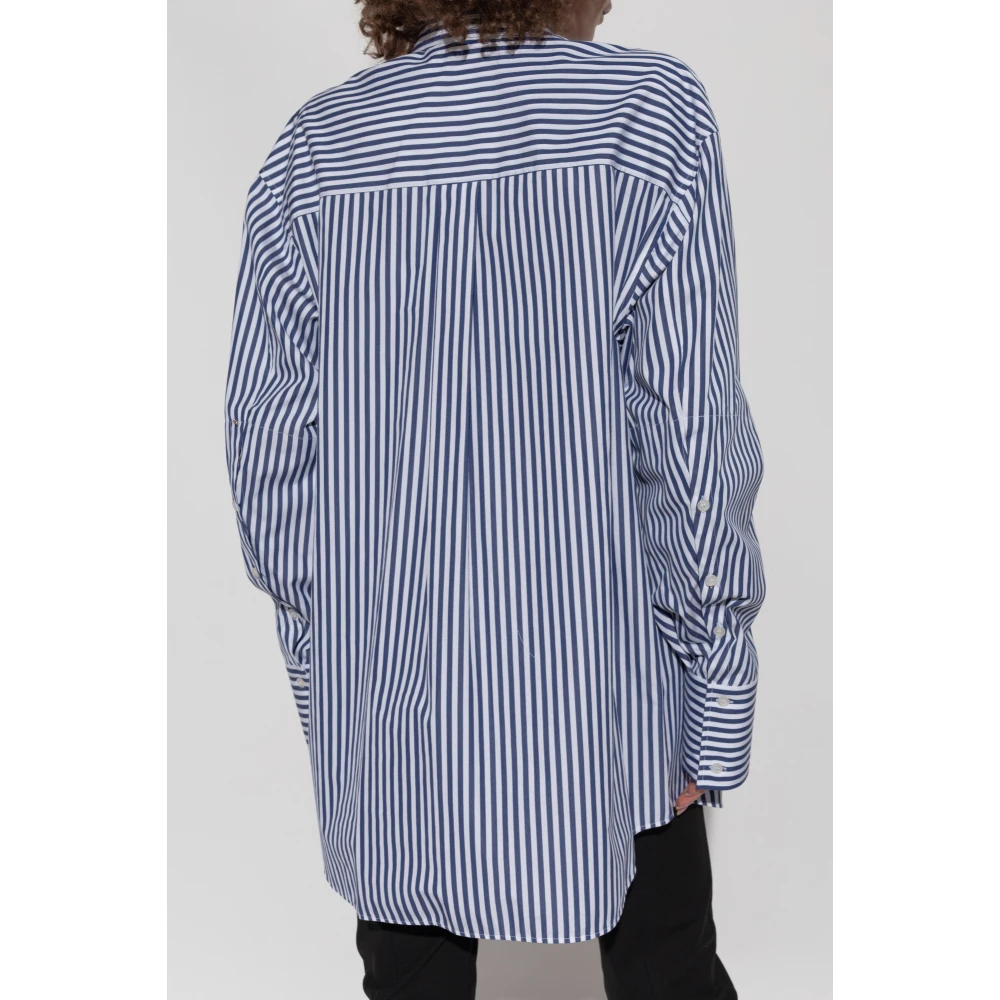 SPORTMAX Katoenen shirt 'Firma' Blue Dames