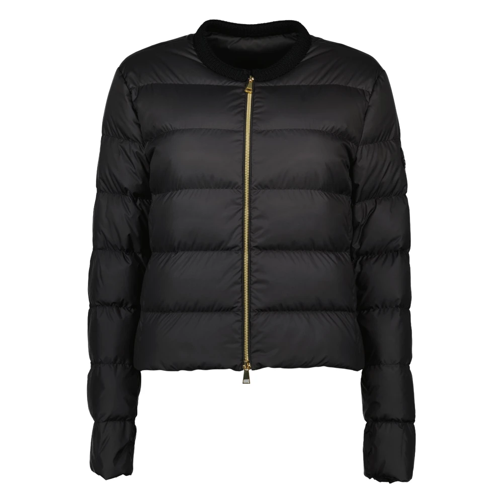 Moncler Black Down Jackets, Female, Xl, Mauvezin Down Jacket