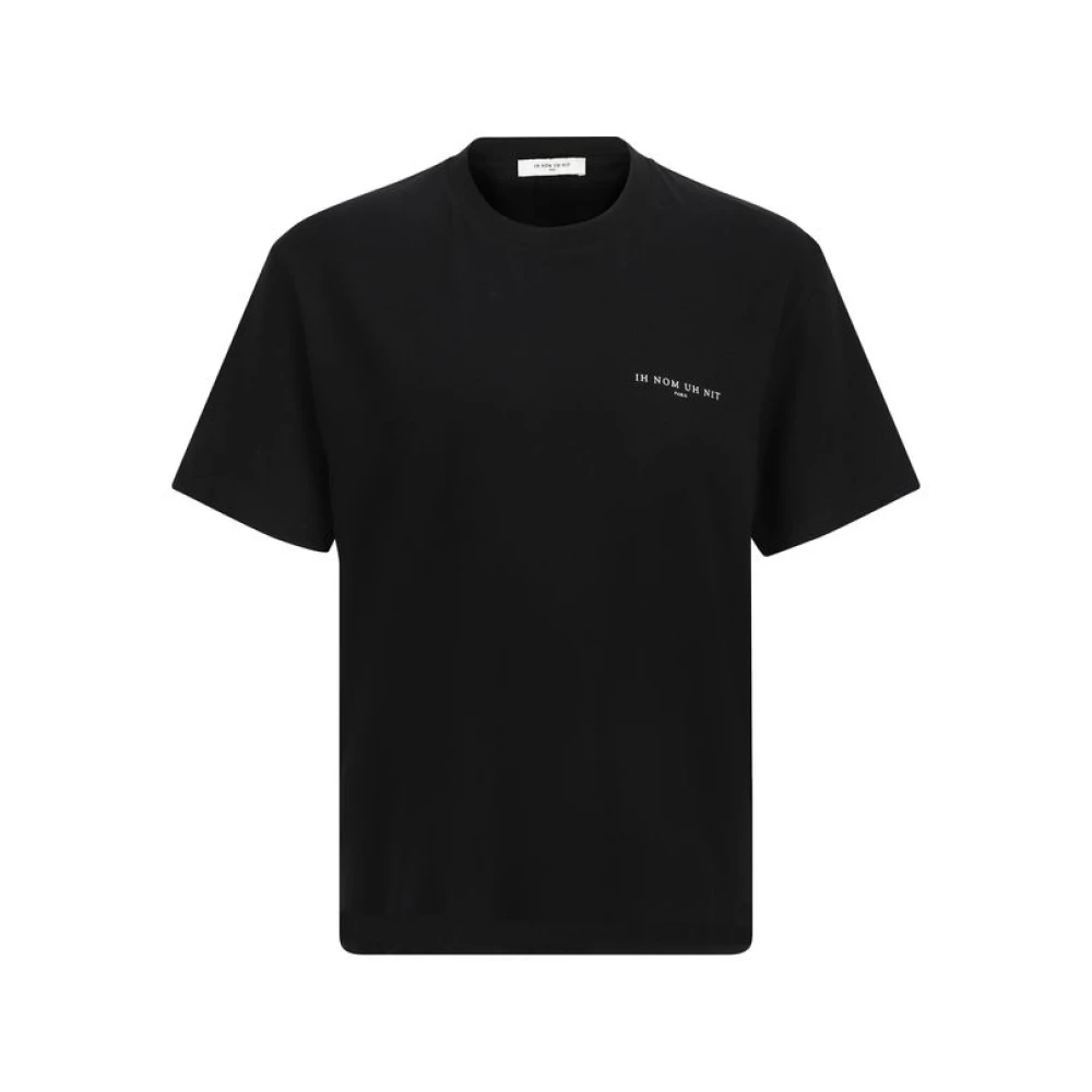 IH NOM UH NIT Rozen en parel T-shirt Black Heren