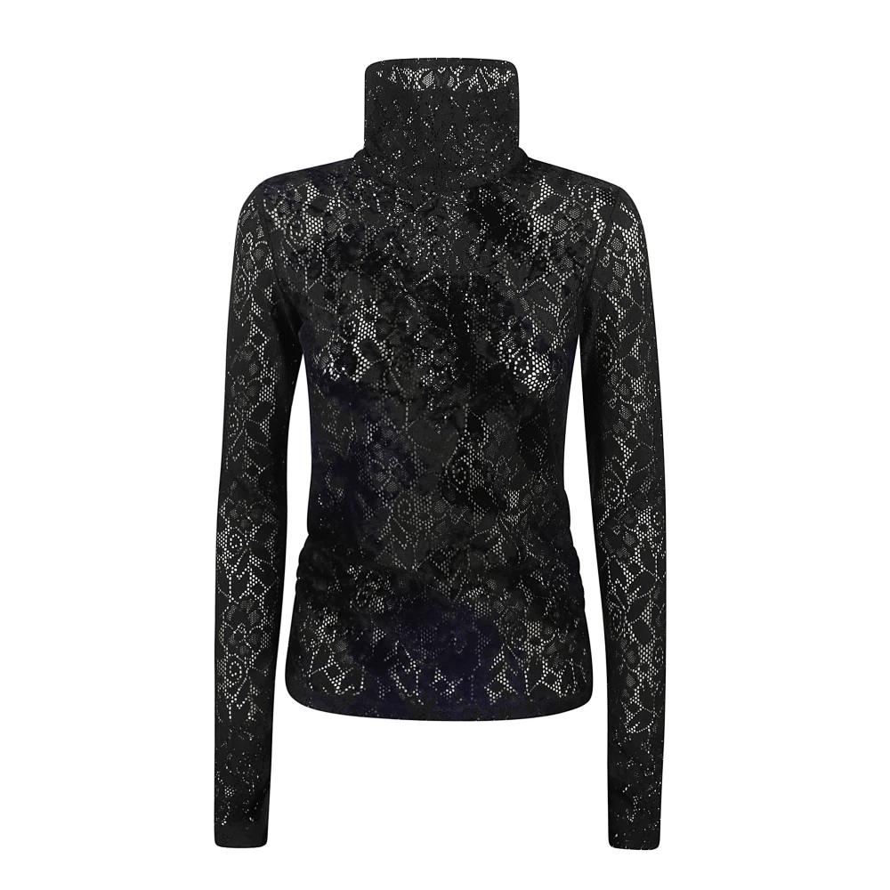 High Zwarte truien Black Dames