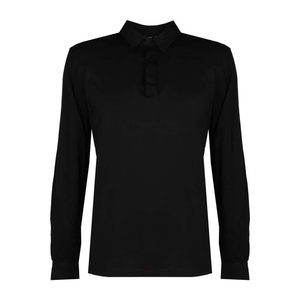 Antony Morato Uomo Nero Camicia Classica A Maniche Lunghe