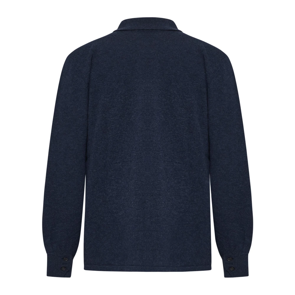 Roberto Collina Denim Overhemden Collectie Blue Heren