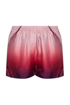 Gradient Silk Shorts