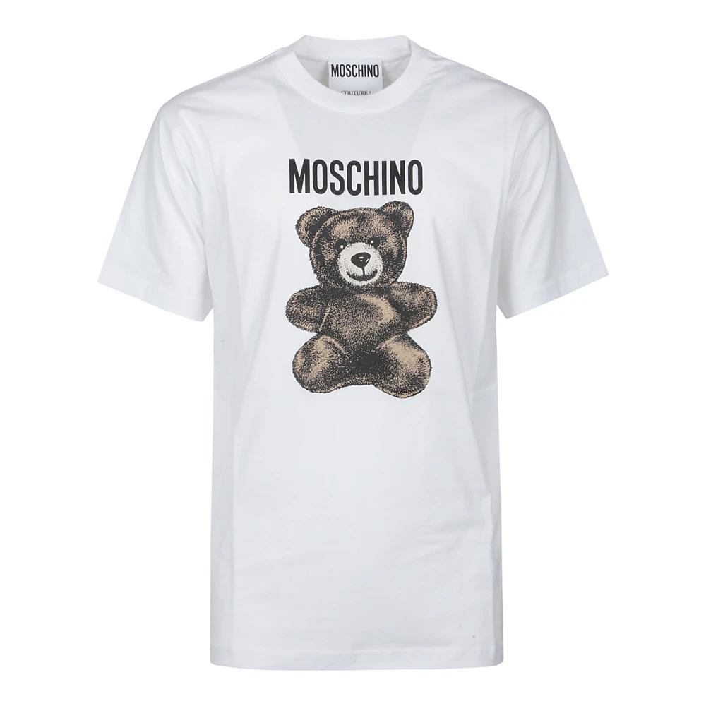 Moschino Schattig Beer T-shirt White Heren