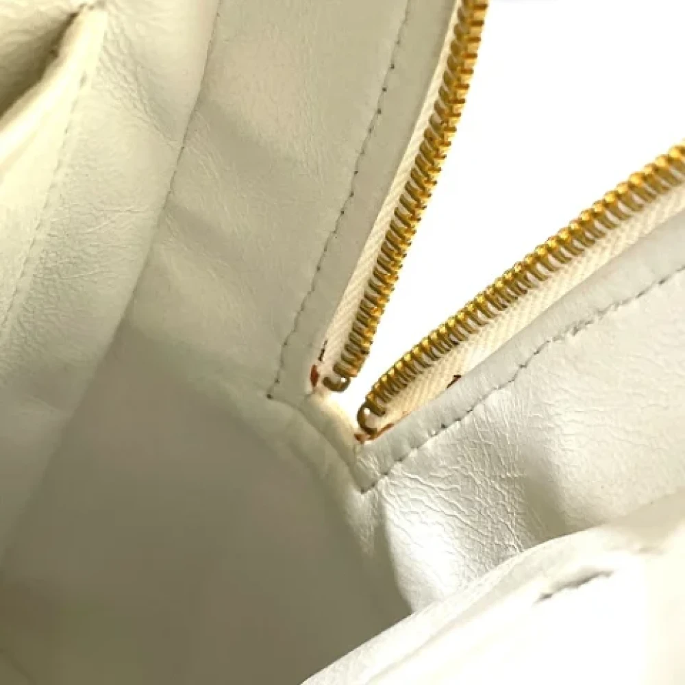 Chanel Vintage Pre-owned Cotton chanel-bags White Dames
