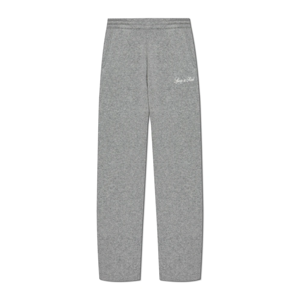 Sporty & Rich Sweatpants uit de Paris Drop collectie Gray Heren