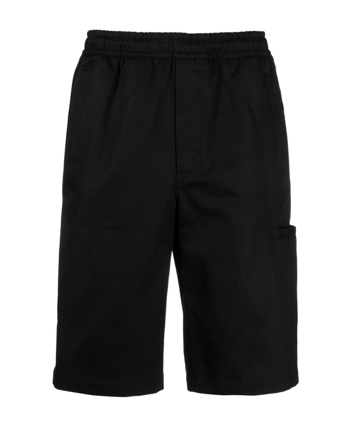 logo-tape-cotton-shorts