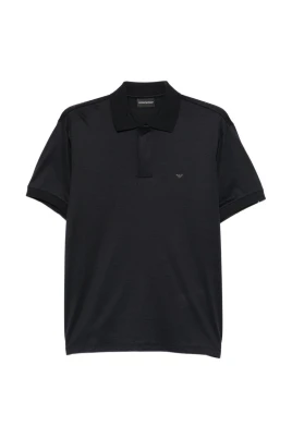 Textured Logo Polo Shirt