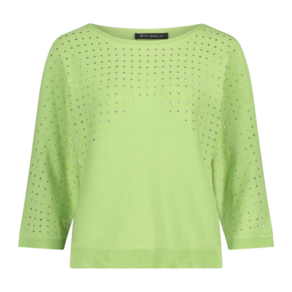 Betty Barclay Elegante Batwing Sleeve Trui met Juwelen Green Dames