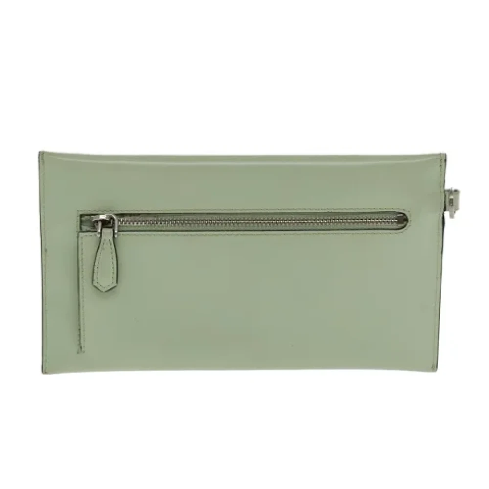 Prada Vintage Pre-owned Leather wallets Beige Dames