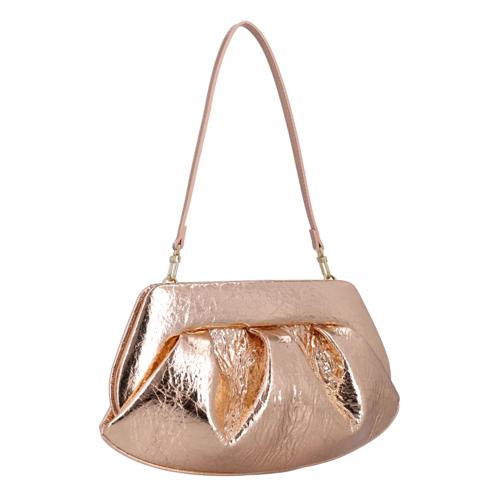 THEMOIRè Rose Gold Handtas met Pineapple Clutch Yellow Dames