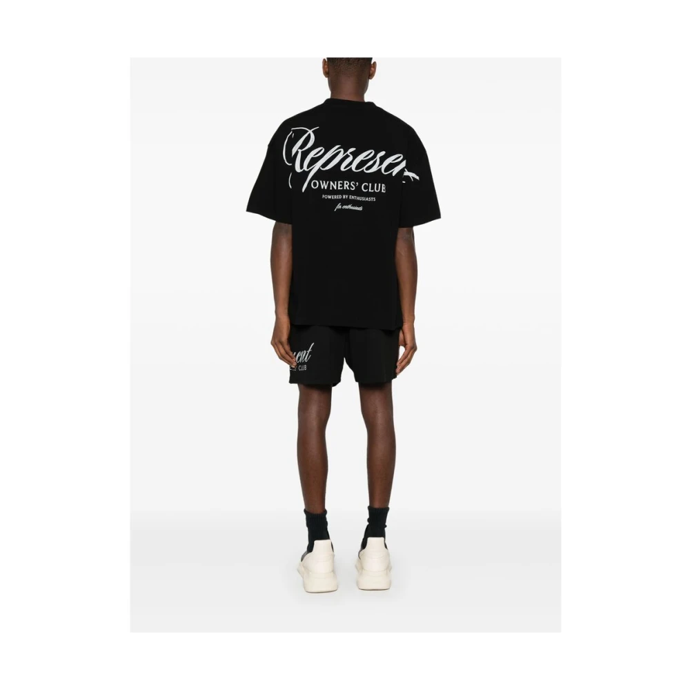 Represent Owners Club Script T-Shirt Black Heren