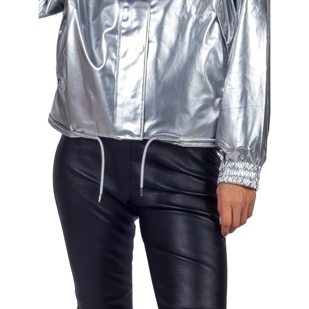 Rains String W3 Hooded Jacket Gray Dames