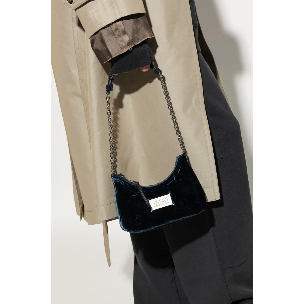 Maison Margiela Schoudertas Glam Slam Micro Blue Heren