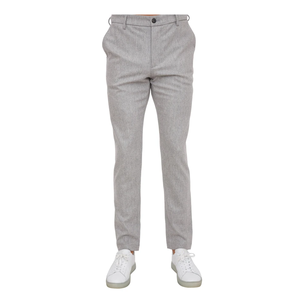Eleventy Men's Gray Chinos, W33, Chino Trousers