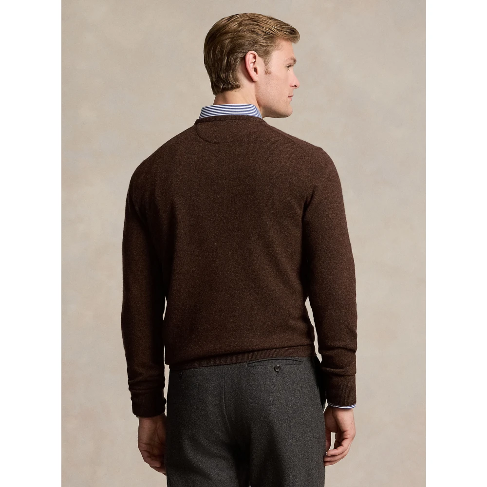 Polo Ralph Lauren Donker Kastanje Pullover Sweater Brown Heren
