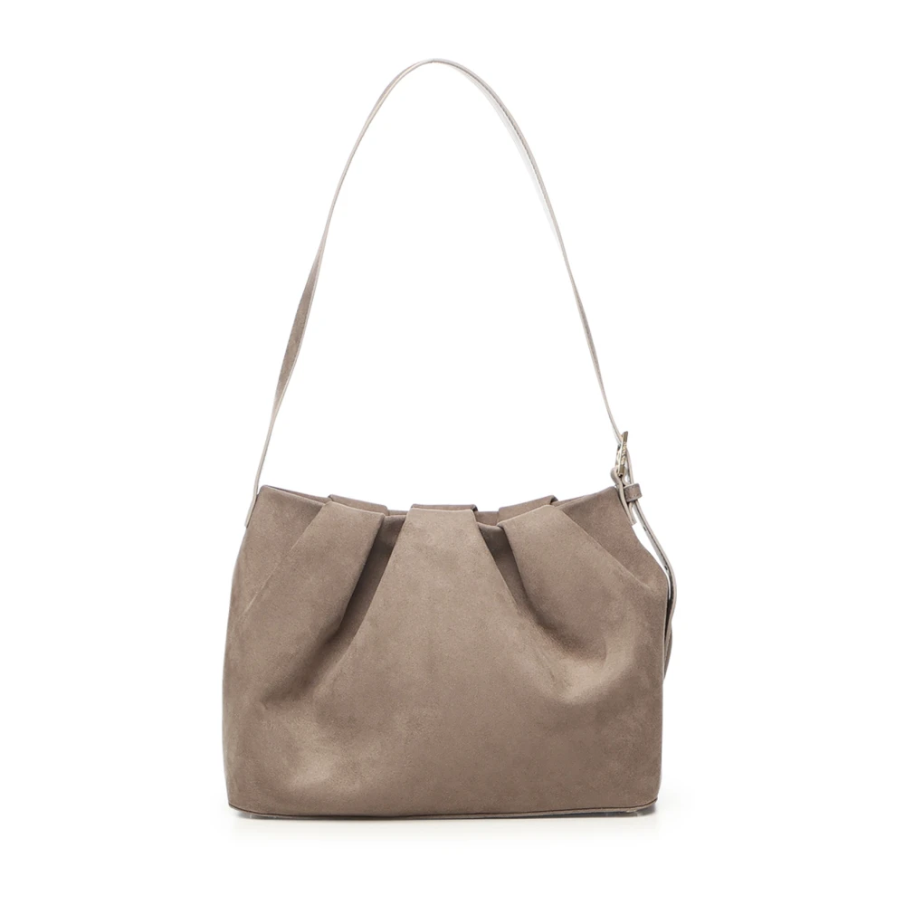 Themoirè Women's Gray Lara Shoulder Bag