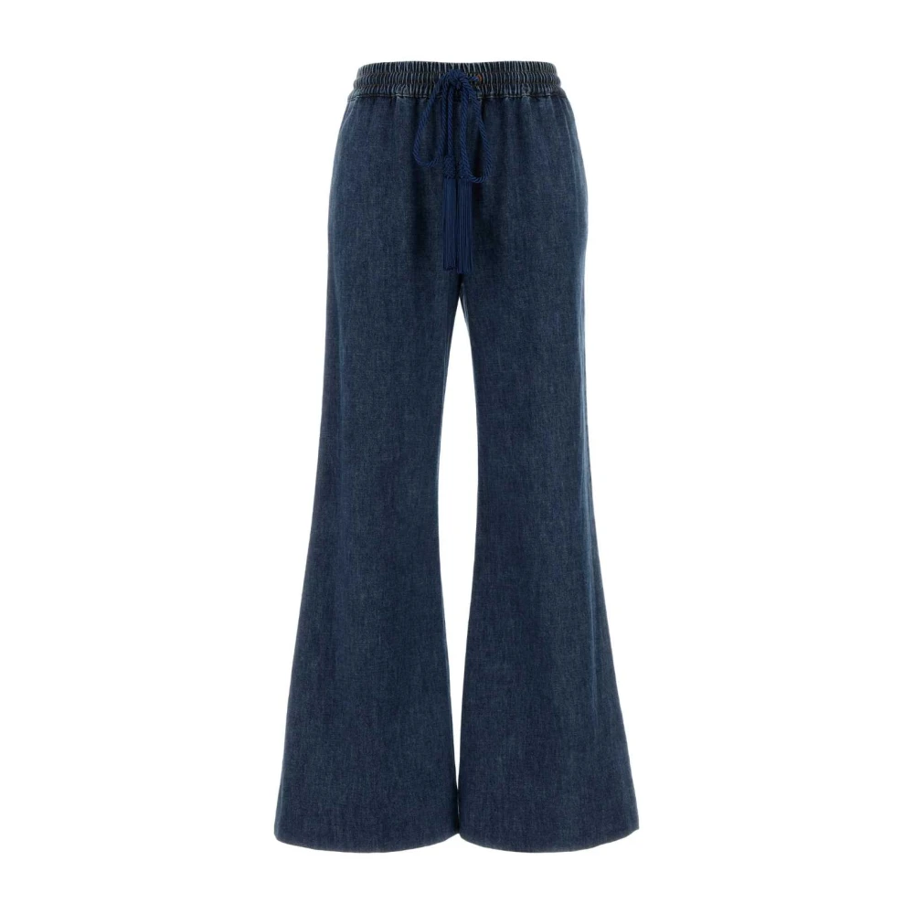 Valentino Garavani Women's Blue Pantalone Denim