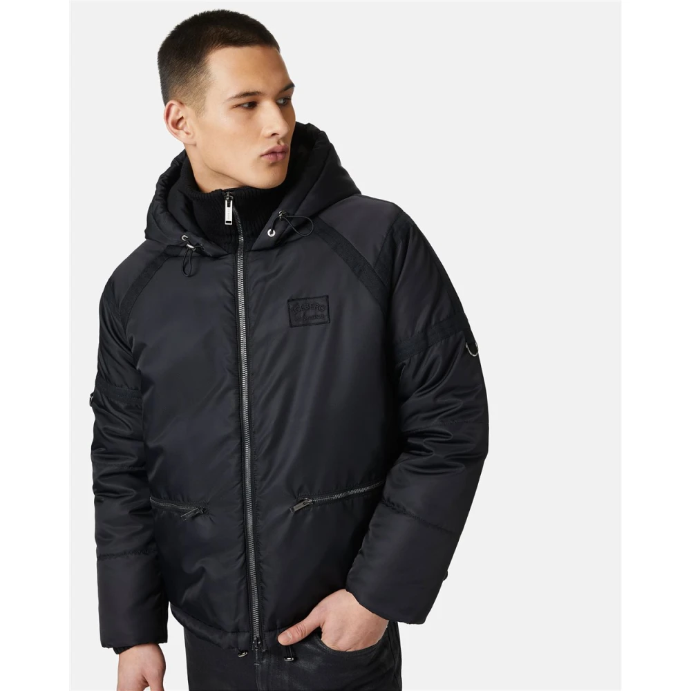 Iceberg Donsjack met relaxte pasvorm Black Heren