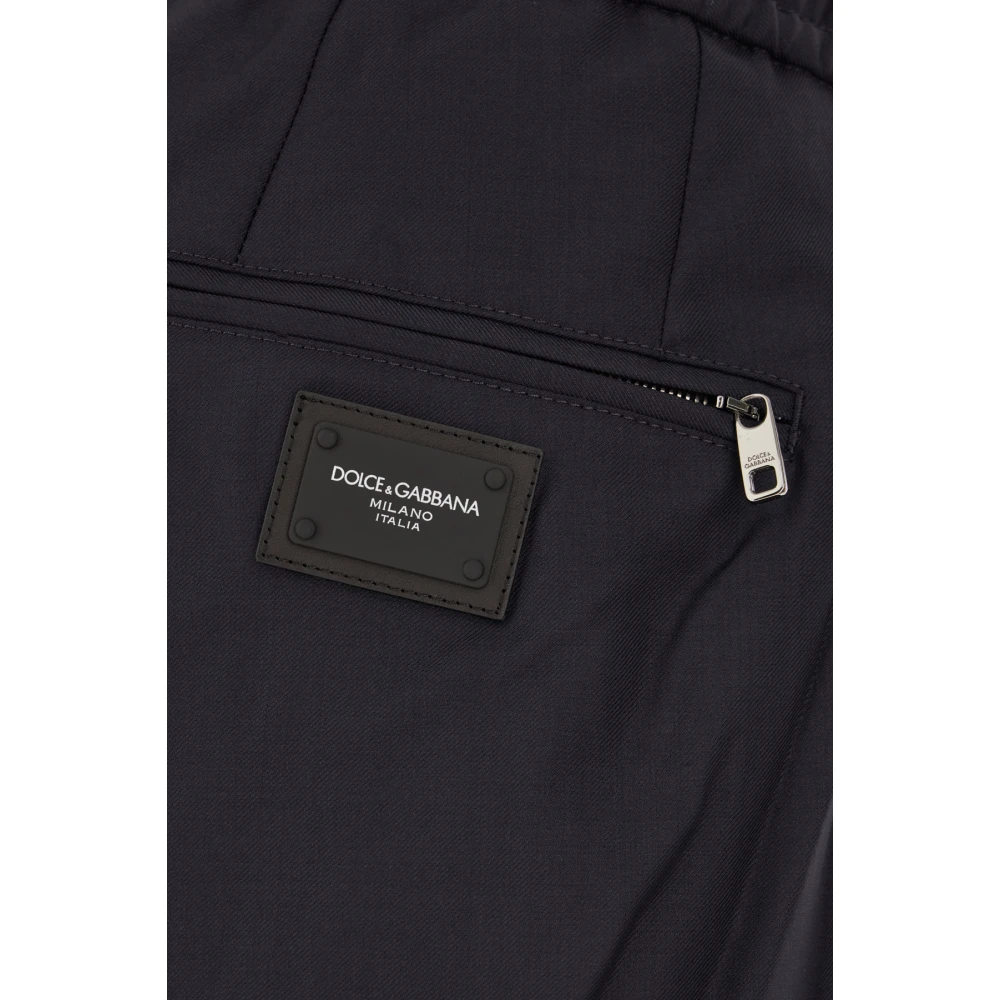 Dolce & Gabbana Slim-fit Trousers Blue Heren