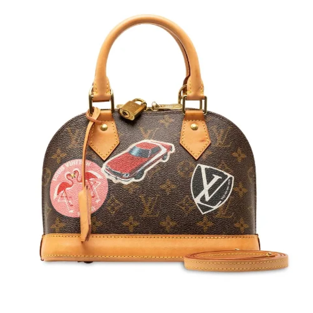 Louis Vuitton Vintage Pre-owned Canvas handbags Brown Dames