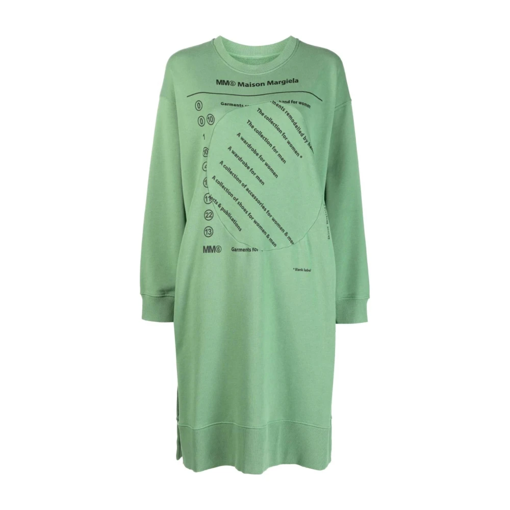 MM6 Maison Margiela Midi Dresses Green Dames