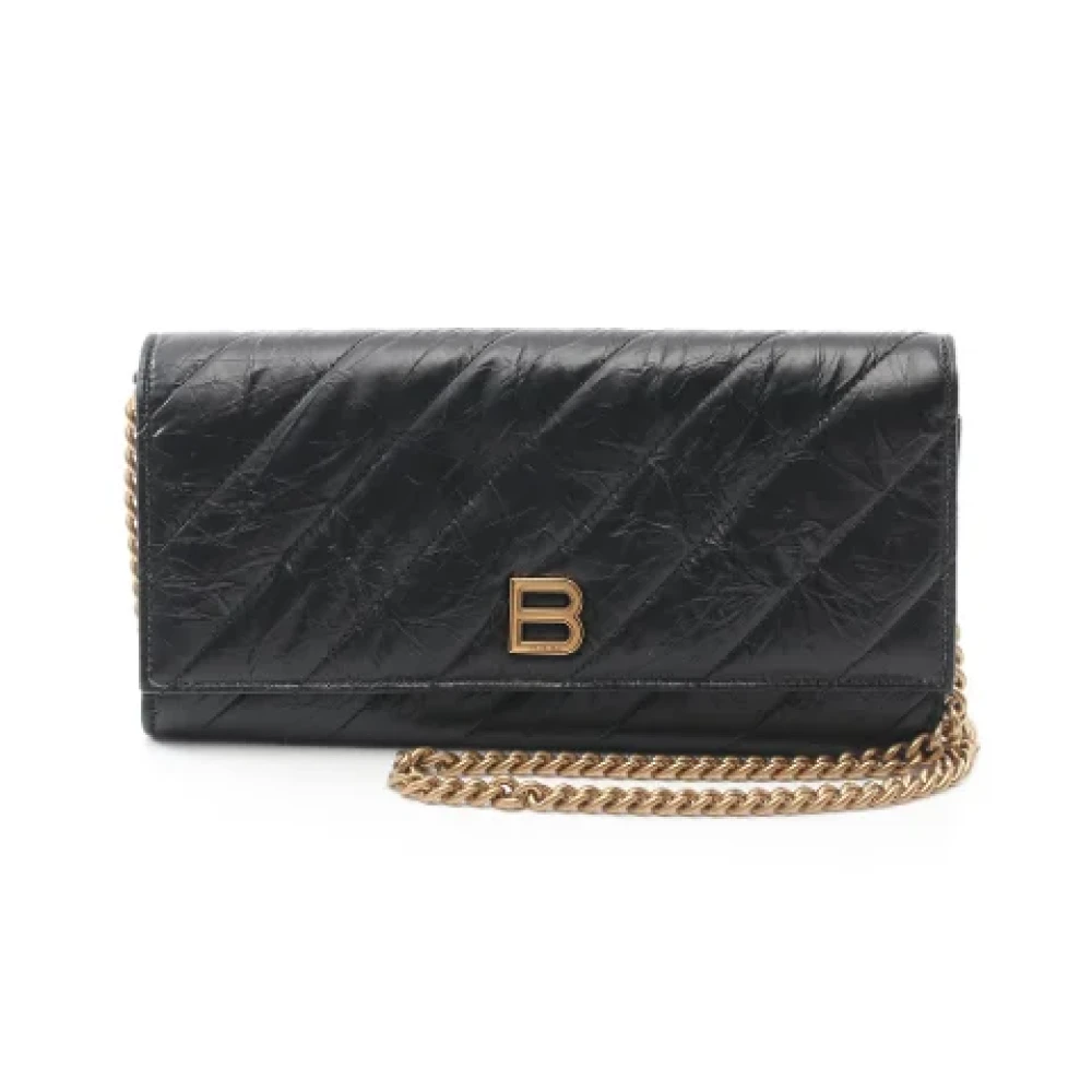 Balenciaga Vintage Pre-owned Leather balenciaga-bags Black Dames