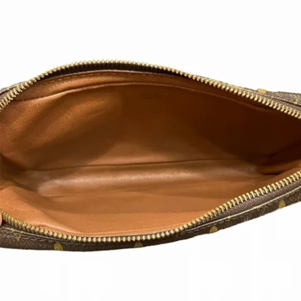 Louis Vuitton Vintage Pre-owned Canvas clutches Brown Dames