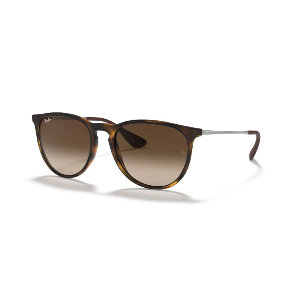Ray-Ban Erika Classic RB 4171 Panto Sunglasses - Brown Tortoise - Grey Lenses - Image 12