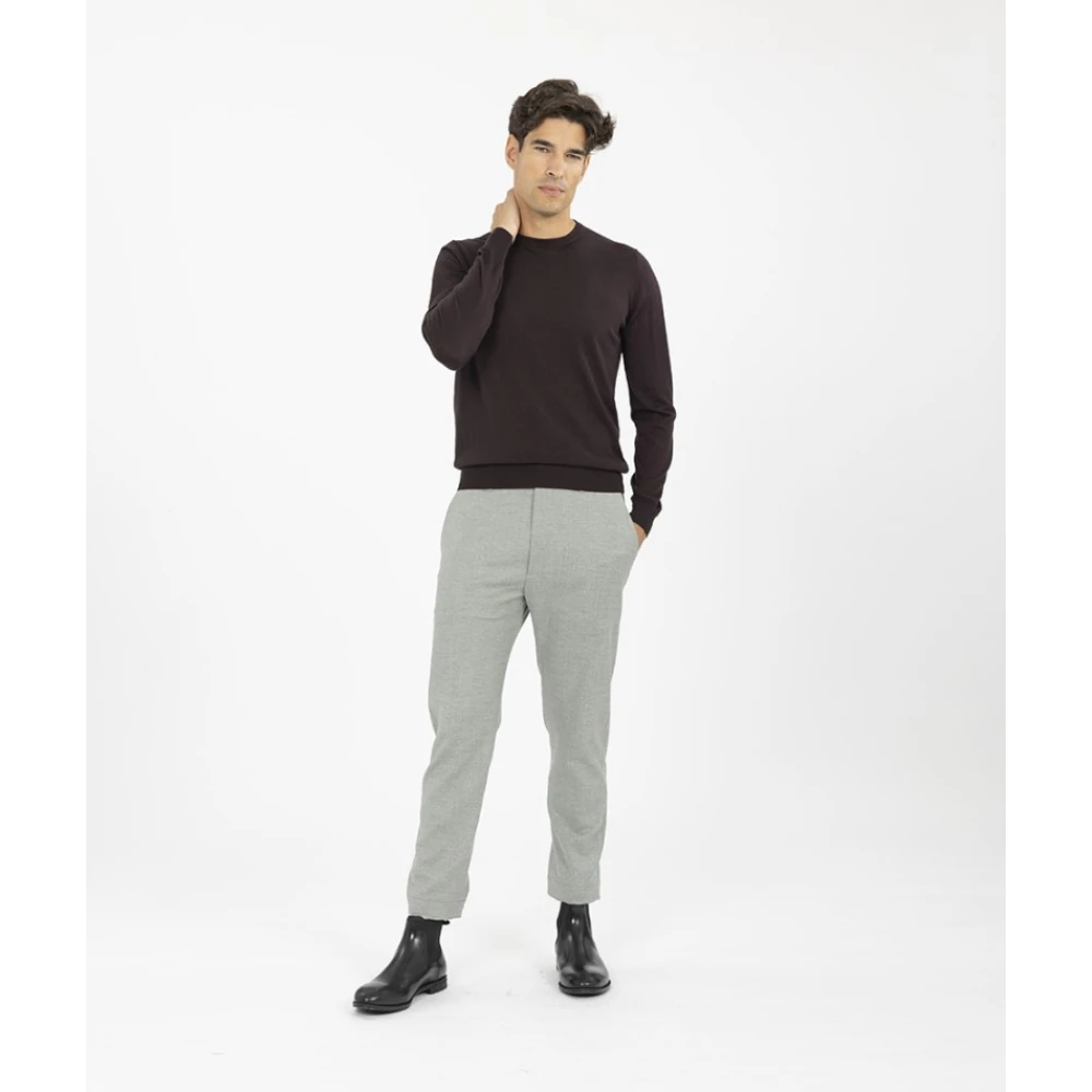 Filippo De Laurentiis Royal Merino Jersey Stijlvolle Sweater Red Heren