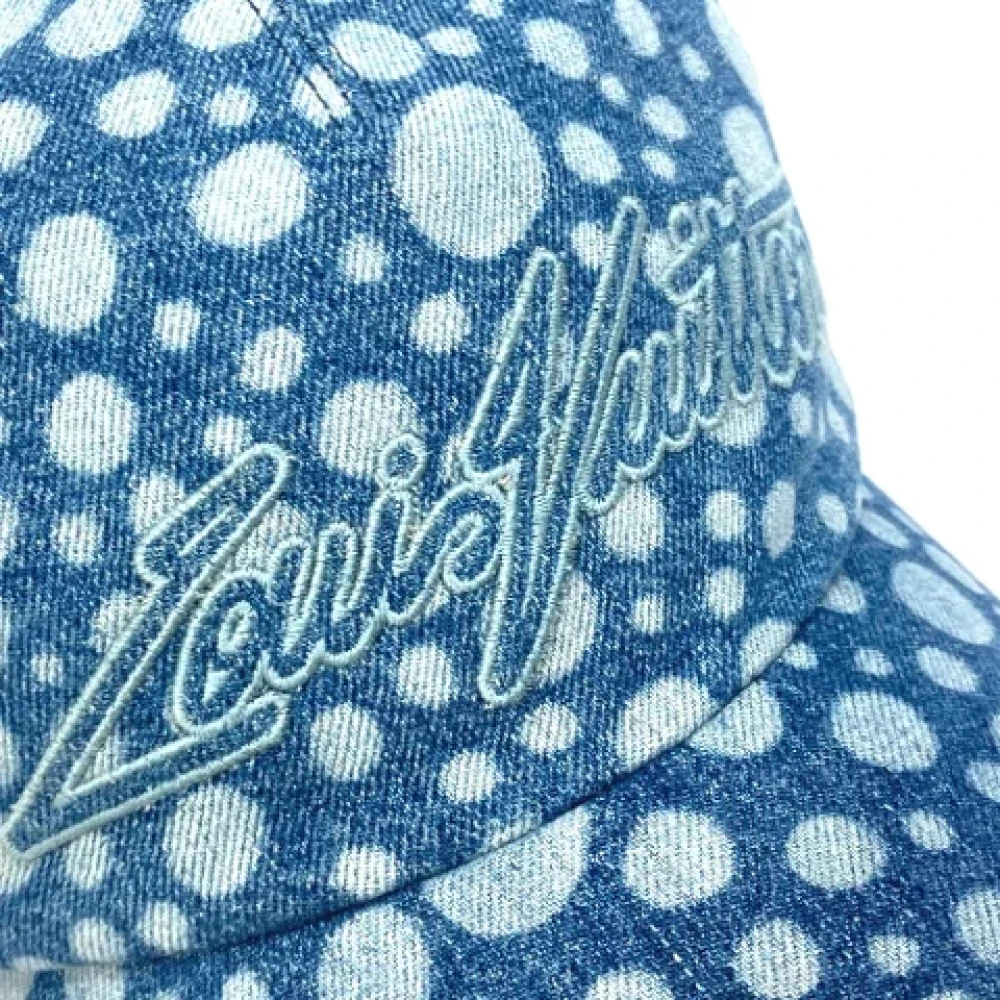 Louis Vuitton Vintage Pre-owned Canvas hats Blue Dames