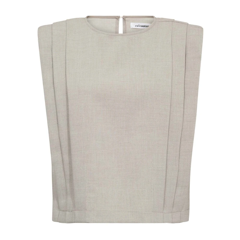 Co'couture Women's Beige Blouses, Xl, Blouse