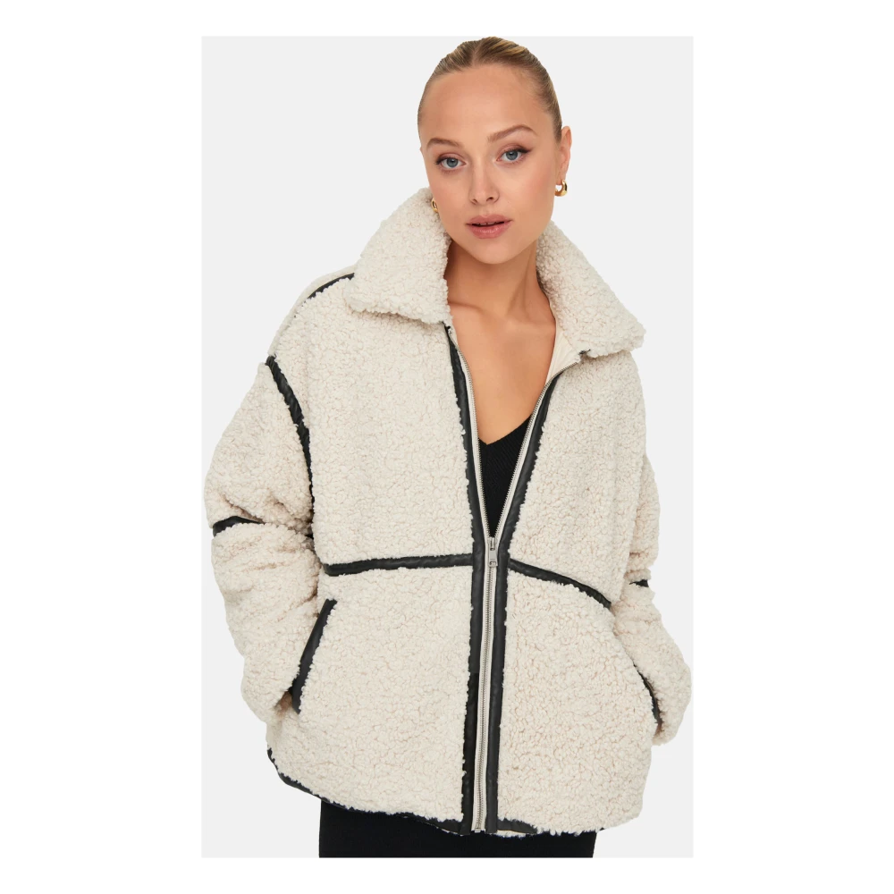 Only Stijlvolle Jas voor Mannen White Dames