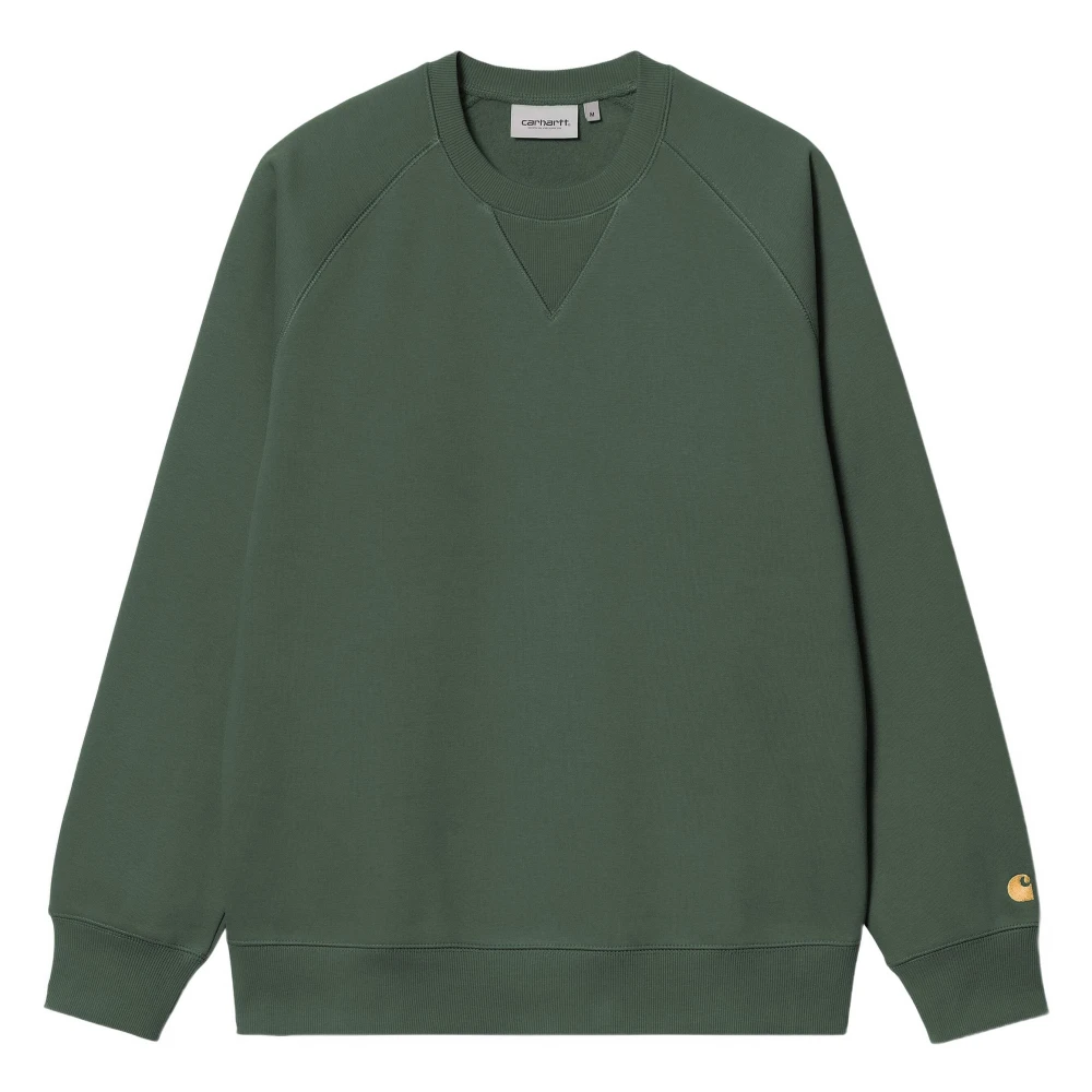Carhartt WIP Chase Sweat Hoodie Green Heren