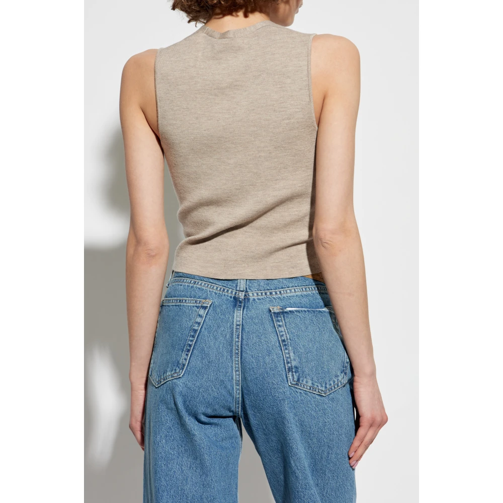 Rag & Bone Vest Ella Beige Dames